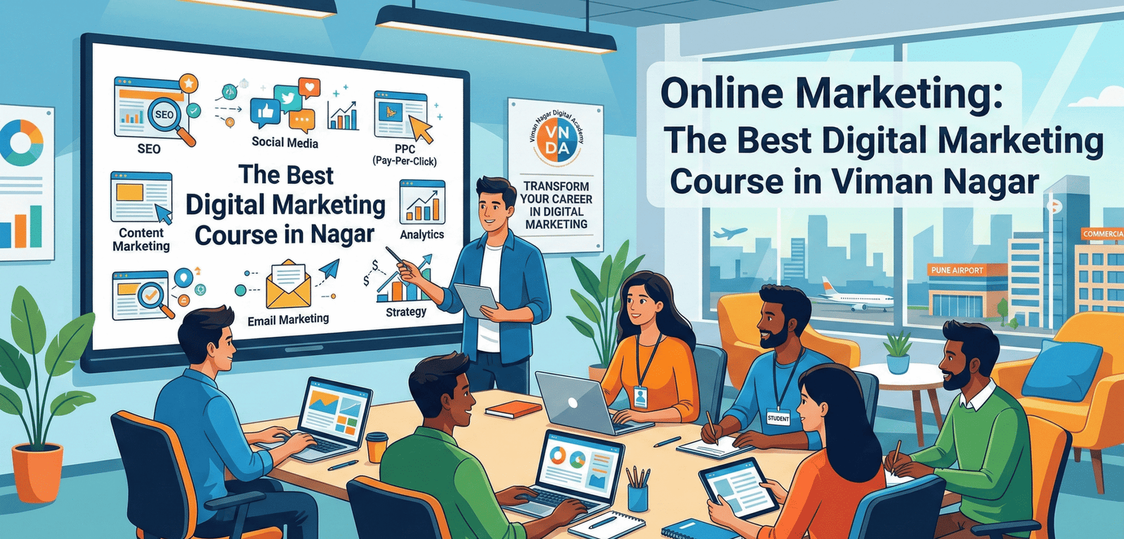 Online Marketing: The Best Digital marketing course in Viman Nagar.